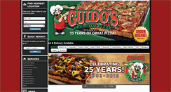Desktop Screenshot of guidospizza.com